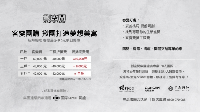 客變團購 揪團打造夢想美寓